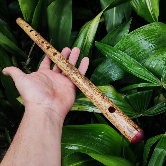Bansuri Nepalese Scala C - Flauto Di Bambù Fatto A Mano, Strumento A Fiato Professionale - Foto 11