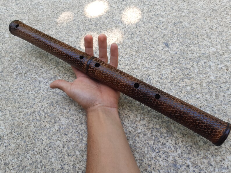 Dragon Skin Bamboo Flute. Meditative flute in Eb major Etsy