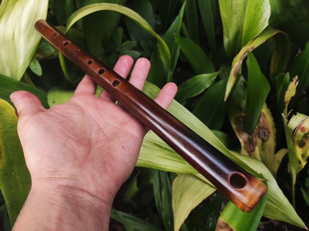 Simple A Major Bamboo Flute Tuned in A440. Handmade Bansuri Flute Fine