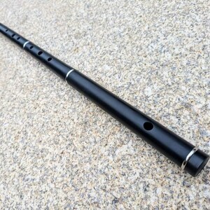 Irish Flute with silver rings