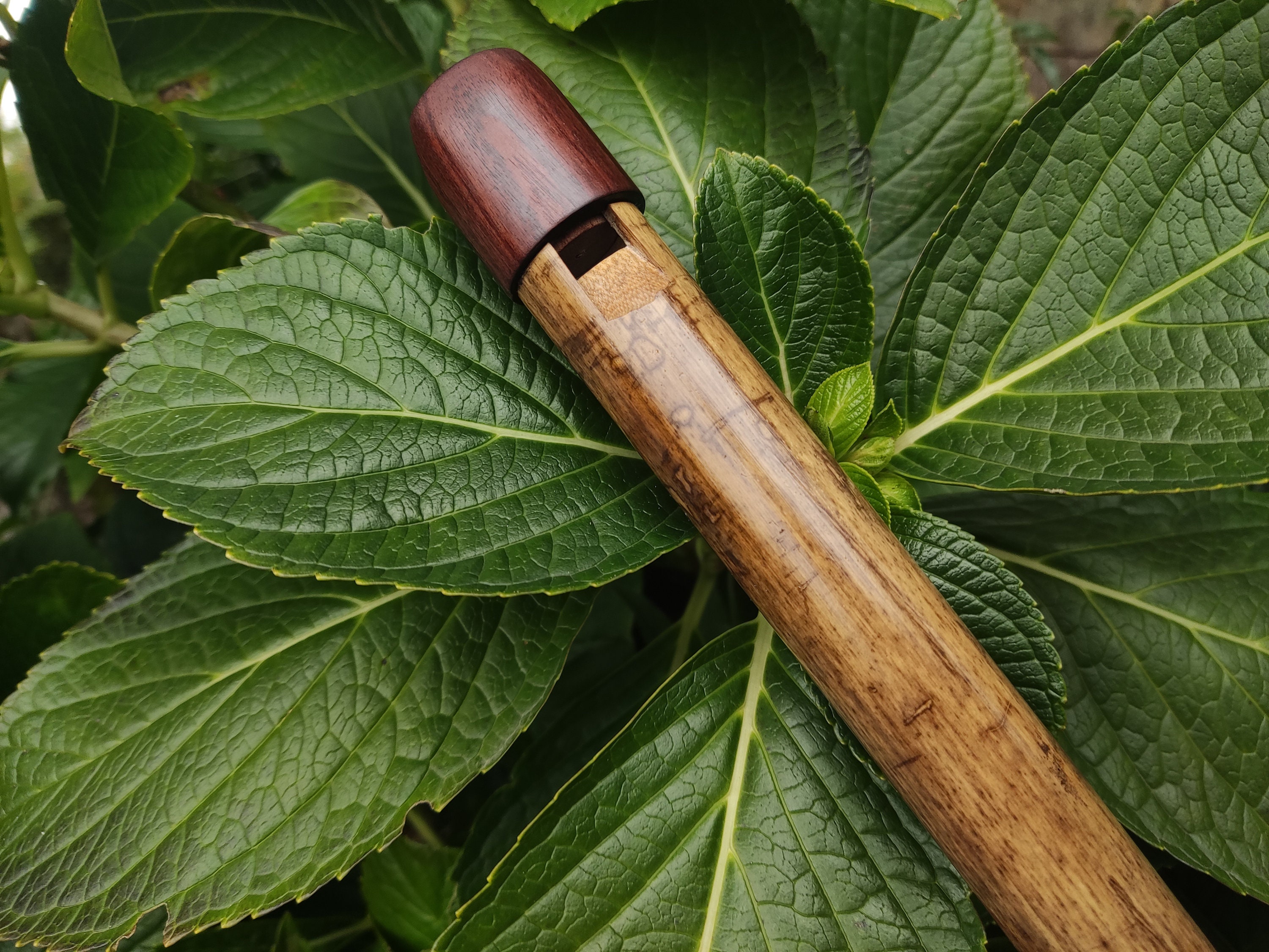 Low G Whistle, handmade in the Irish Style | Concert tuned Alto G bamboo flute tuned to a Major Scale | 6 holes Bamboo Whistle | Rui Gomes