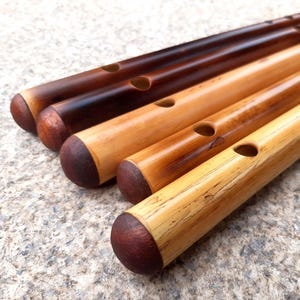 Simple Bamboo Flute in B flat Major | Transverse flute tuned in A440 | A# or A sharp concert tuned instrument for Folk Music Bb major