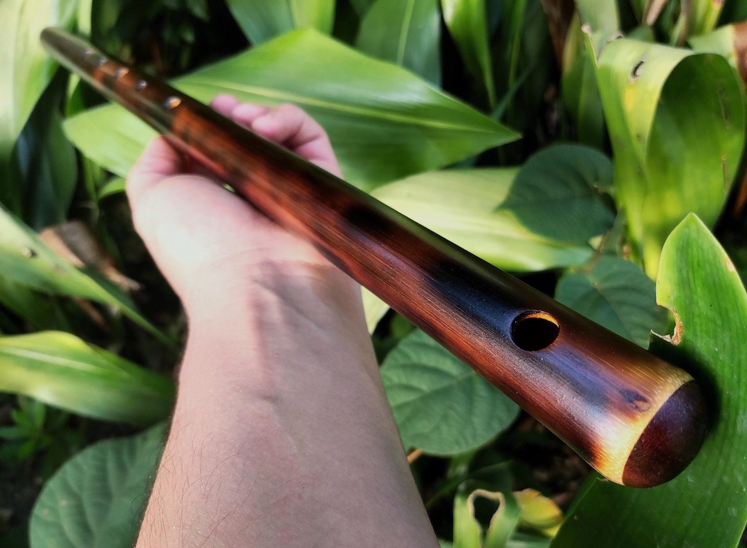 Low E Arabian Style Bamboo Flute (a=440hz) | Rustic Persian Flute Scale ...