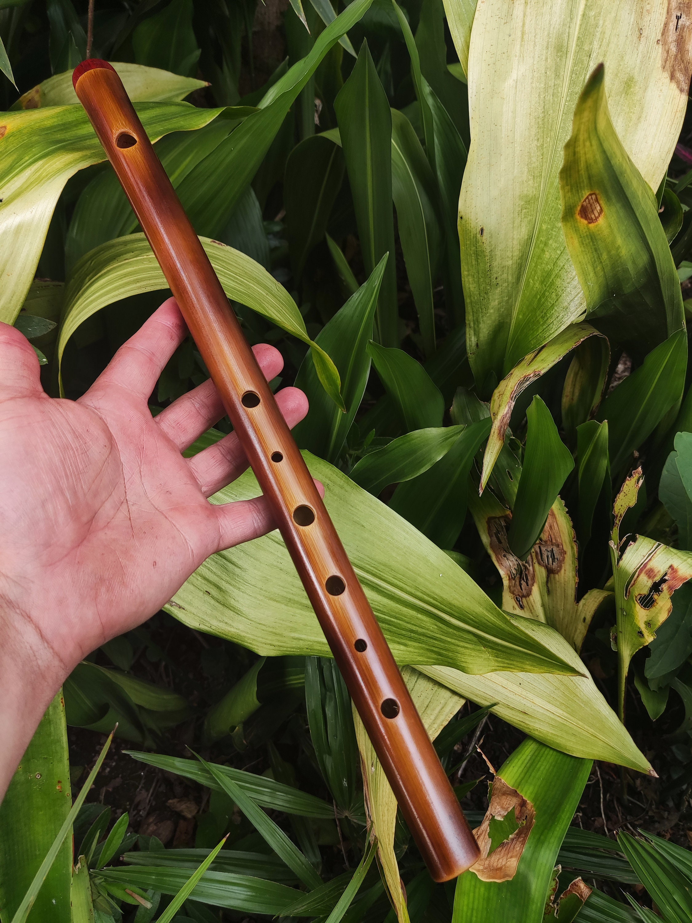 Flûte à coulisse en bambou