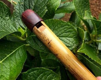 Low A Whistle Handmade out of Bamboo | Suitable for Irish and Folk Music | Rosewood and Bamboo | Traditional Music | Rui Gomes