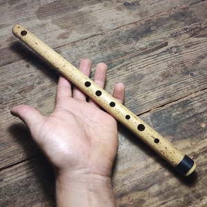 C Major Transverse Bamboo Flute. Soprano fife in the key of C5, concert tuned to A=440Hz, Small bansuri, handmade by Rui Gomes