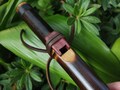 Pocket Native American and Oriental Style Bamboo flute in C, Ethnic and exotic flute with PurpleHeart Block | Gift for Musician | Rui Gomes product logo