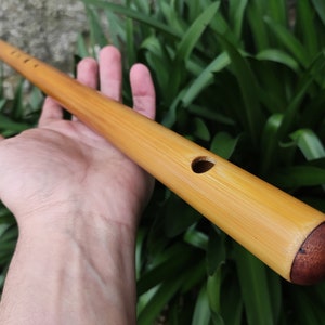 Egyptian Inspired flute in G | Handmade with bamboo tuned to an exotic scale | Deep meditative sound, for intuitive sound therapy