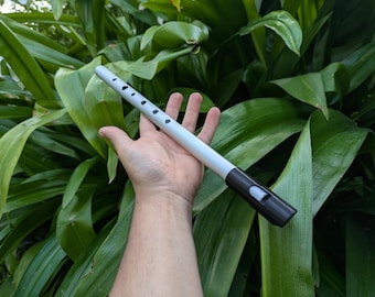Aluminum Whistle in A | Tunable Alto Whistle for Irish or Folk Music | Simple 6 hole Handmade Tin Whistle | Sweet tones | Rui Gomes