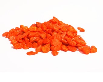 Orange Decorative Rocks 8-20mm - 150g