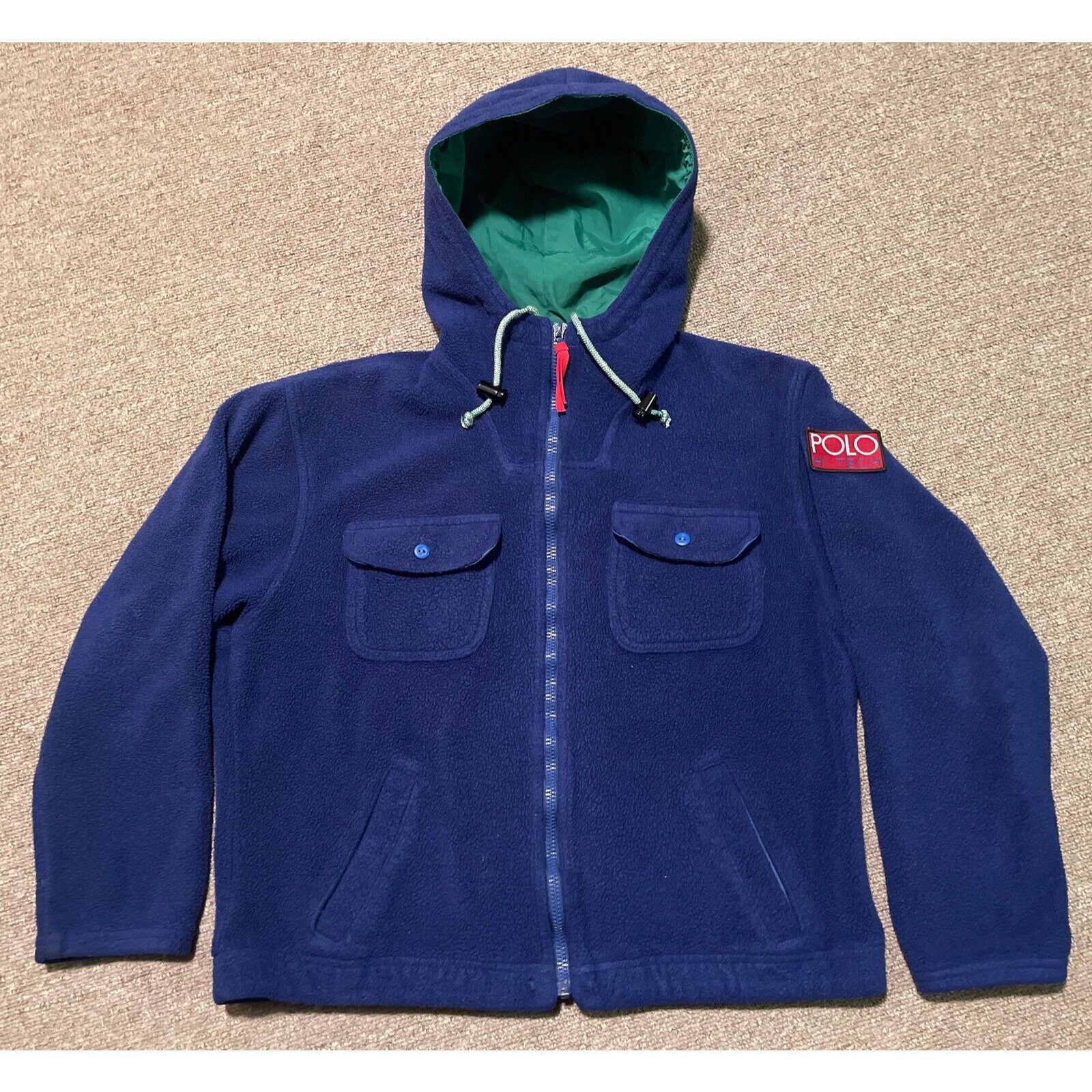 90’s POLOSPORT ダウンベスト ネイビー 短丈 Y2K テック 90's POLOSPORT ダウンベスト ネイビー 短丈 Y2K テック