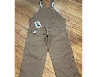 Vintage 80s Carhartt Insulated Coveralls Full Body Canvas Suit