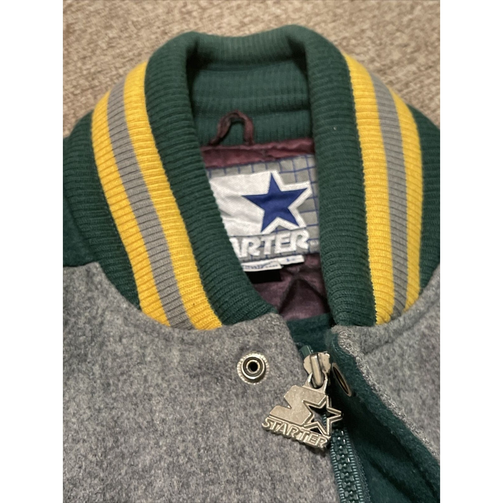 MLB Athletics 90sスタジャン　Lサイズ 90s USA製 STARTERスターター MLB Oakland Athletics