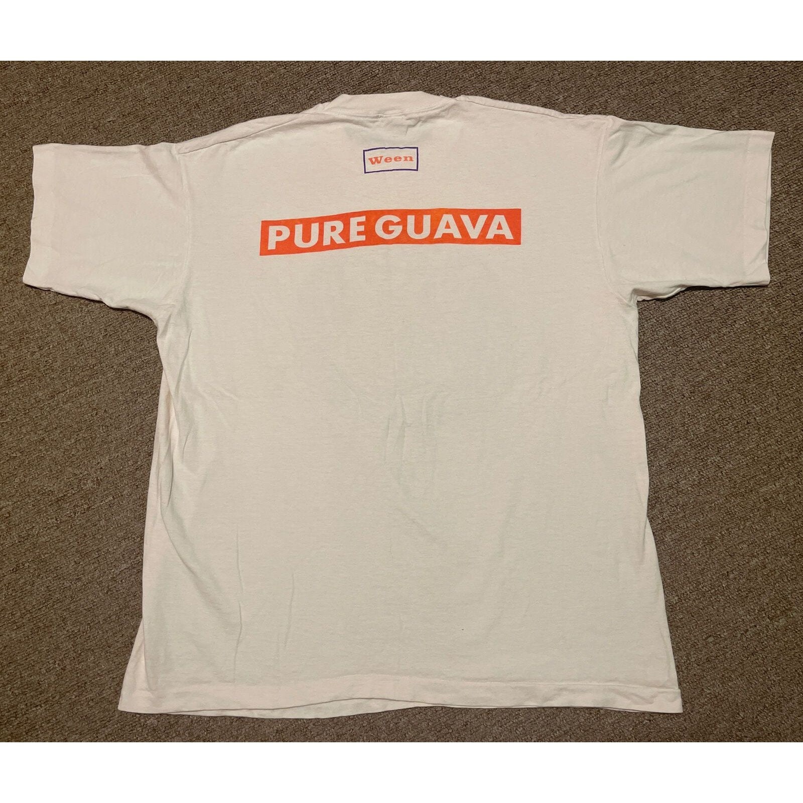 Vintage 90s 1992 XL Ween 'pure Guava' Rock Tour Single Stitch T