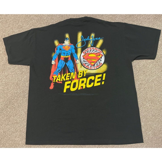 Vintage 1999 XL John Force Superman DC Comics Cas… - image 6