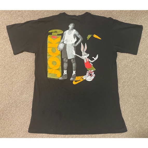 Vintage 1993 Mens XL Nike Air Michael Jordan Looney Tunes Space