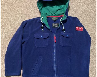Vintage 90s Small Polo Ralph Lauren Country Hi-Tech Sportsman Polartec Fleece