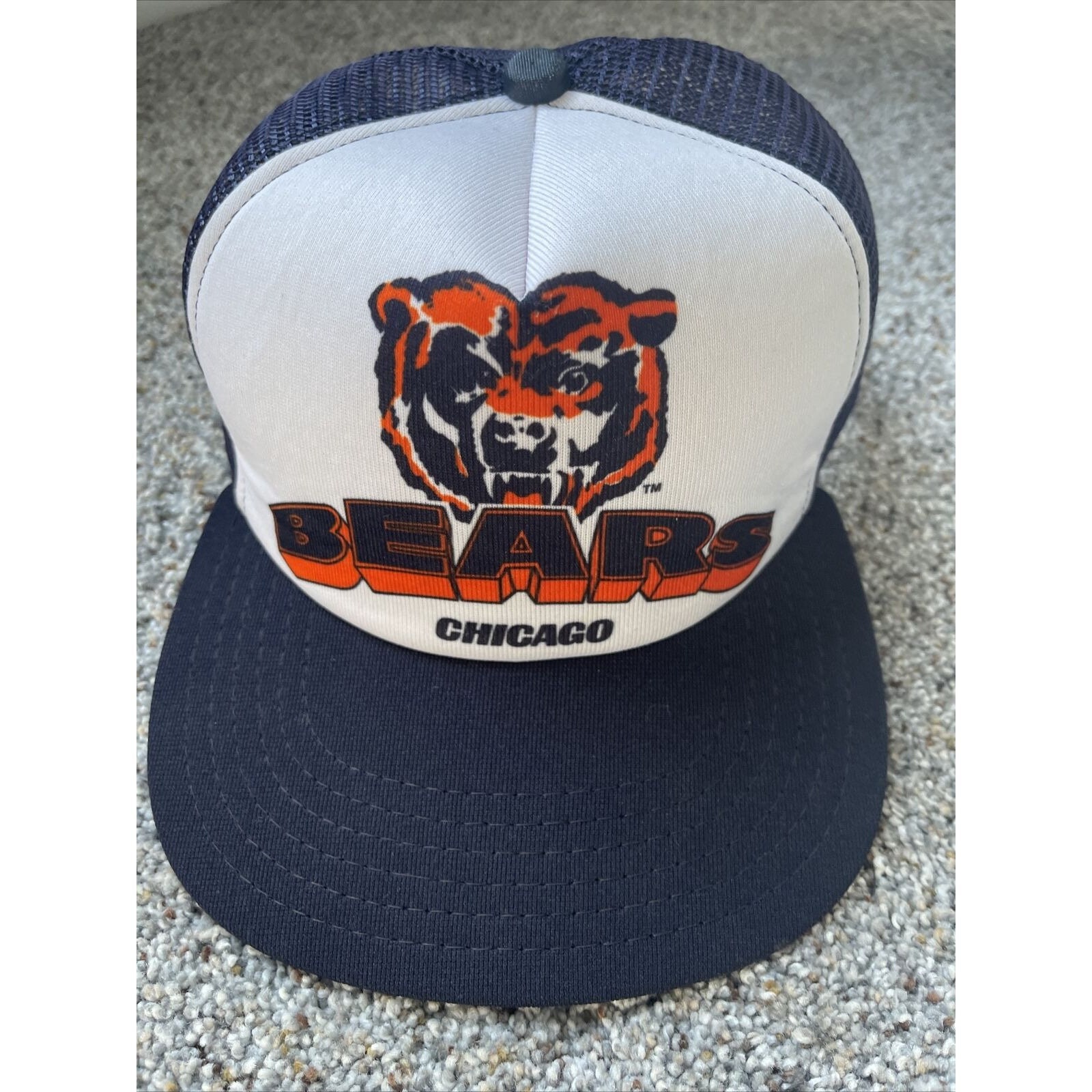 Vintage 80s Chicago Bears NFL New Era Mesh Foam Trucker