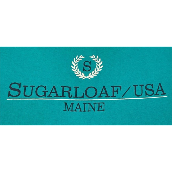 Vintage 90s Large Sugarloaf Maine Ski Resort Sing… - image 7