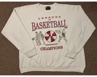 Vintage 80s 90s XL American Eagle Outfitters Basketball Crewneck Sweatshirt