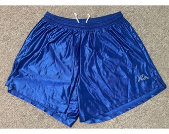 Kappa Kappa Vintage Mens Shorts 2XL XXL Sports Training Gym Running Shorts Navy 