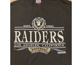 Vintage 90s Large Los Angeles Vegas Raiders Football Single Stitch