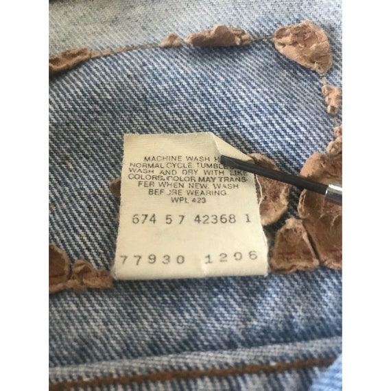 Vintage 90's Mens Medium Levis Type III Denim Tru… - image 5