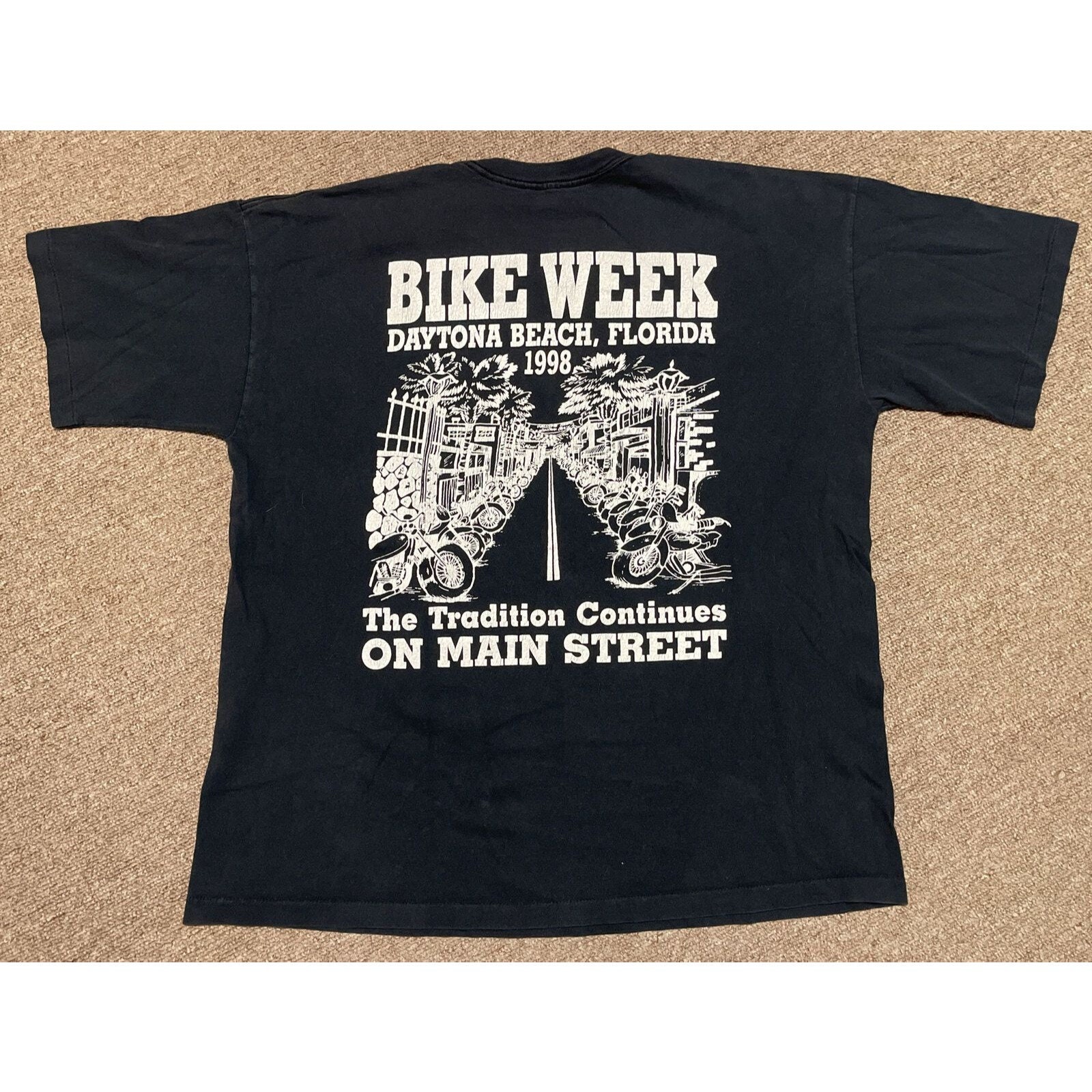 Vintage 1998 XL Harley Davidson Bike Week Daytona Beach Single