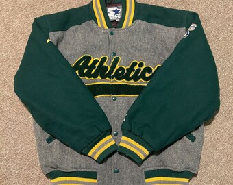 Vintage 90s Large Starter Oakland Athletics A's MLB Wool