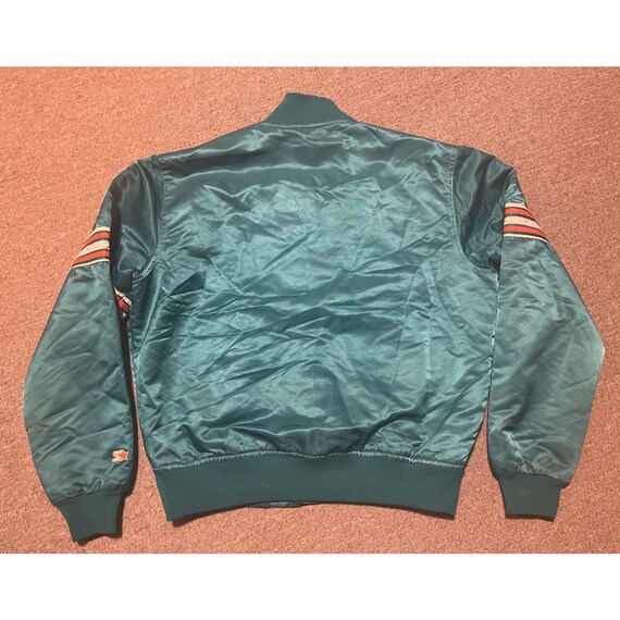 Vintage 80s Large Miami Dolphins NFL Pro Line Starter Satin