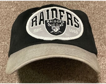 Vintage 90s Los Angeles Vegas Raiders Logo Athletic Nutmeg