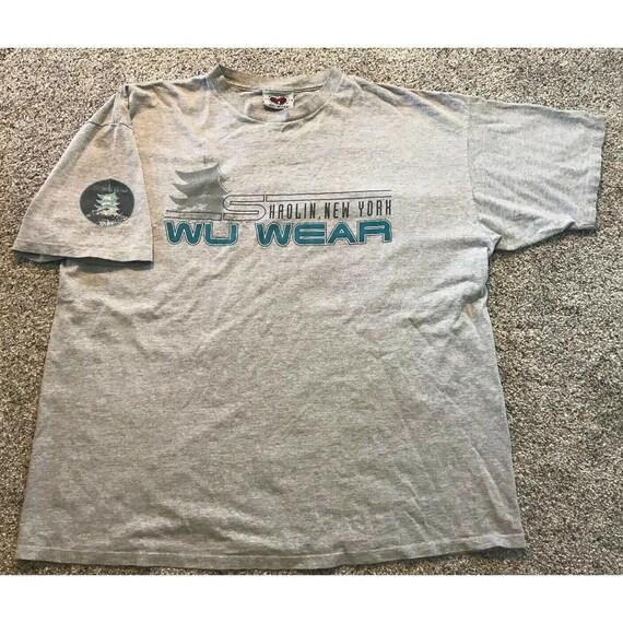 【KOOLOSET】WU Wear Worldwide Dying Tee Vintage Wu Wear Worldwide T Shirt Wu-tang Crewneck Wutang