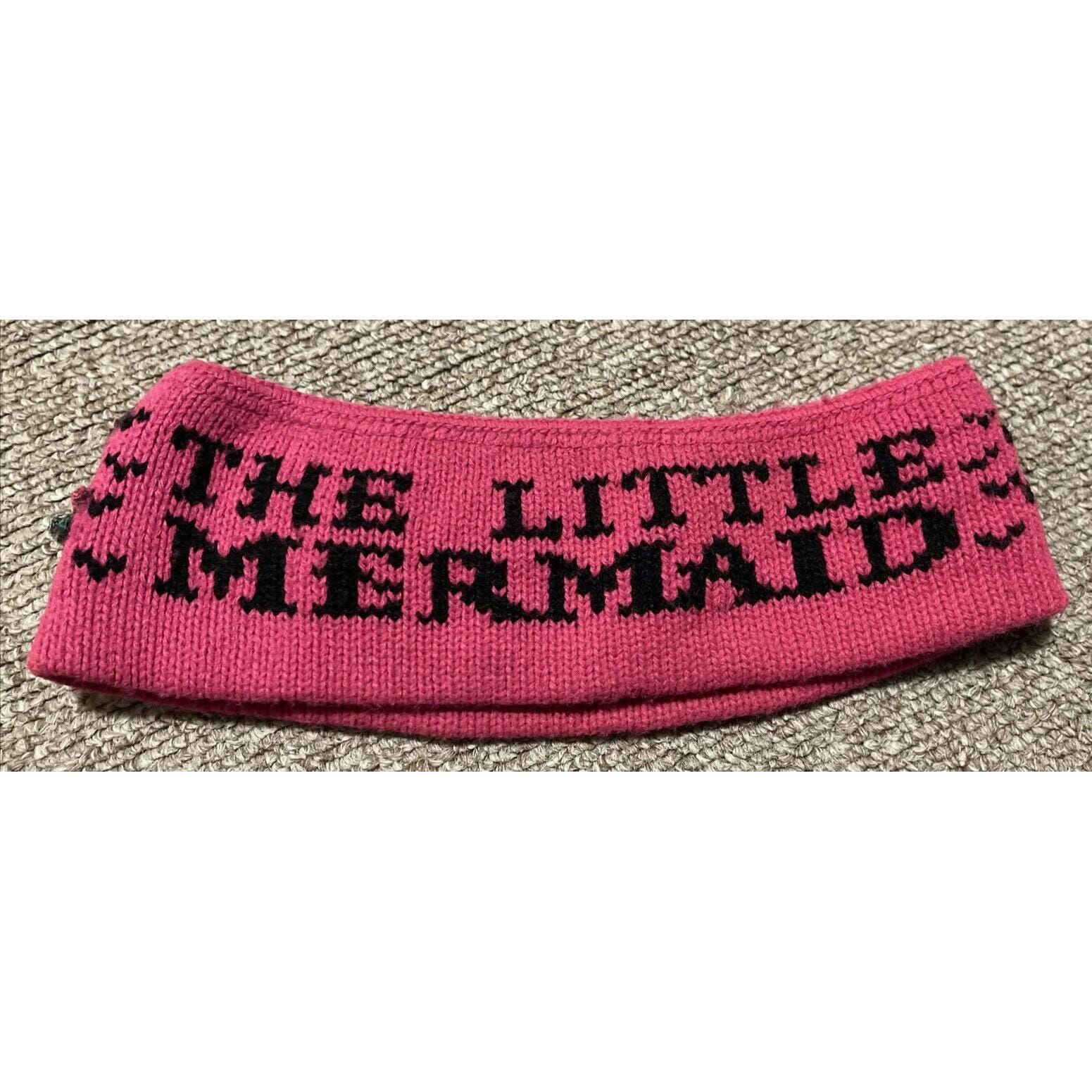 Vintage 90s Disney the Little Mermaid Fleece Ski Winter 