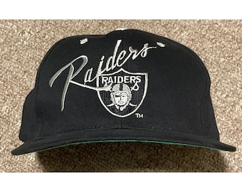 Vintage 90s Los Angeles Raiders Logo Athletic NFL Team Snapback