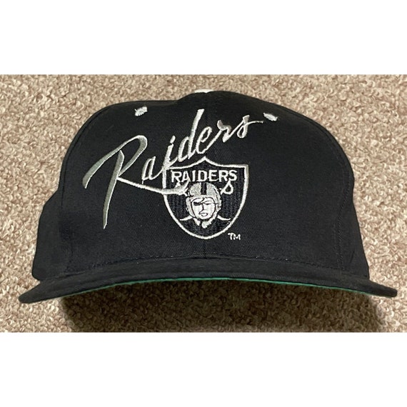 Vintage 90s Los Angeles Raiders Logo Athletic NFL Team Snapback