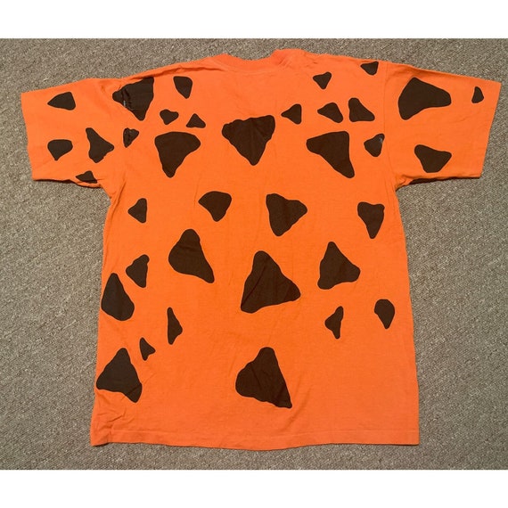 Vintage 90s XL the Flintstones Fred Flintstones Tuxedo AOP Single