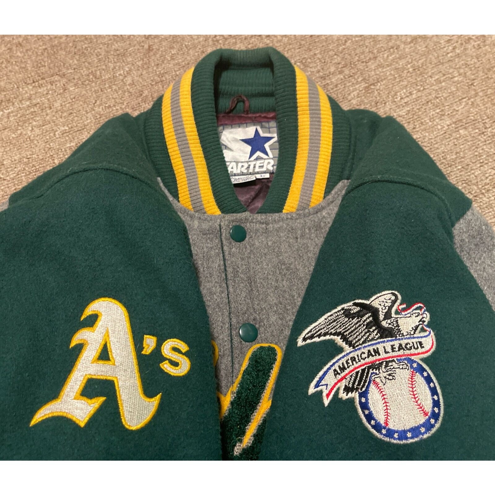 MLB Athletics 90sスタジャン　Lサイズ MLB Athletics 90sスタジャン Lサイズ