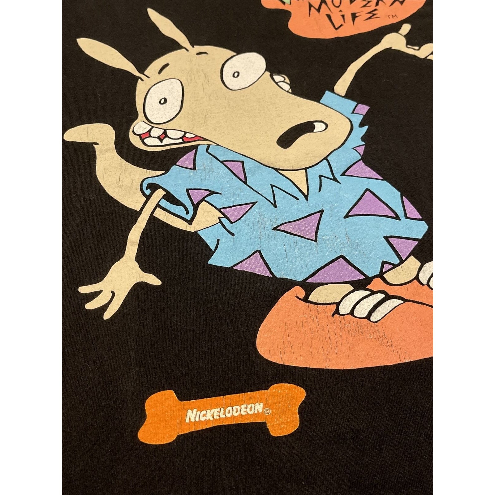 Lot De 8 T-shirts Vintage/neufs - Rocco's Modern Life, Star Wars, Grinch, Etc. - Tailles L, XL, M, Occasion Très Bon état