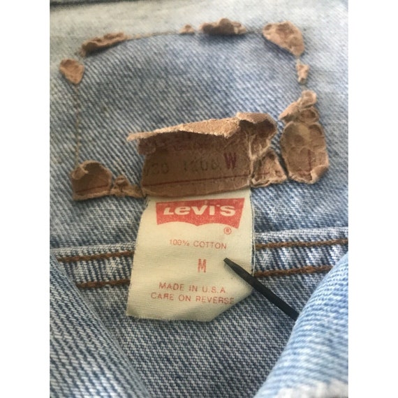 Vintage 90's Mens Medium Levis Type III Denim Tru… - image 4