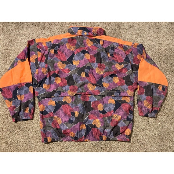 Vintage 90’s Men’s Large Reebok Full Zip Abstract… - image 2