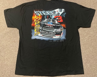Vintage 90s XL Dale Earnhardt SR Steel Horses Chevy NASCAR Racing