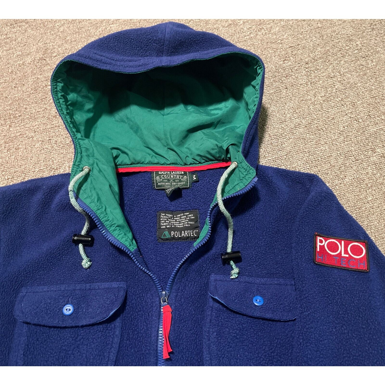 Vintage 90s Small Polo Ralph Lauren Country Hi-tech Sportsman