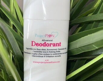 Unscented All Natural Deodorant | Chemical Free