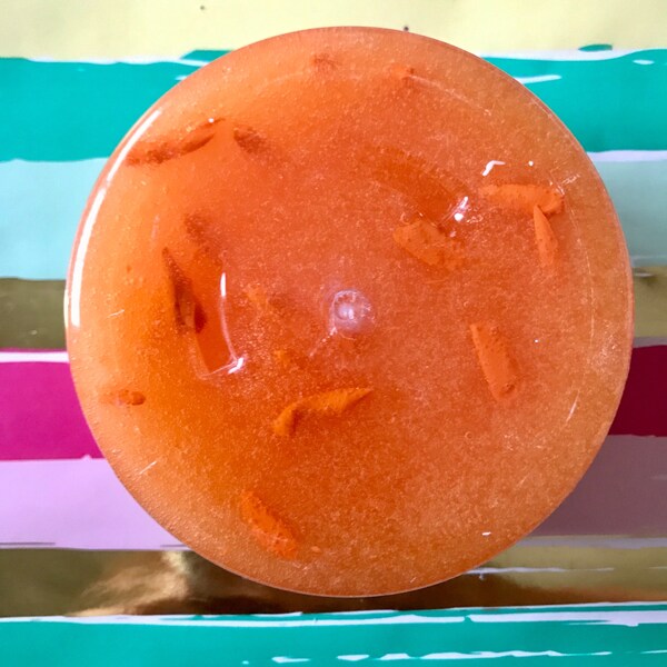 Orange zest clear slime