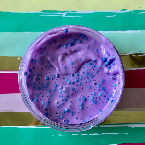 Cotton candy cupcake slime!