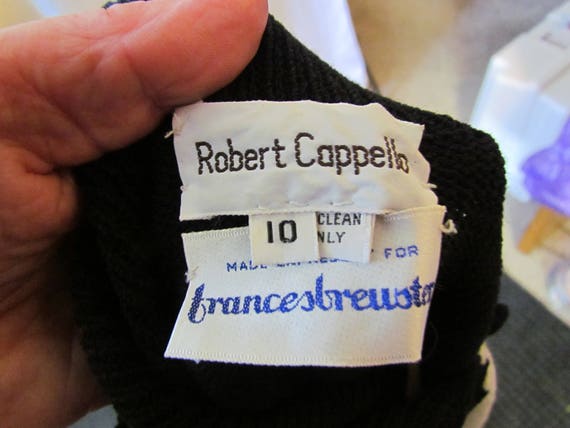 S/M Robert Cappello, Vintage Knit dress, vtg 10 - image 10
