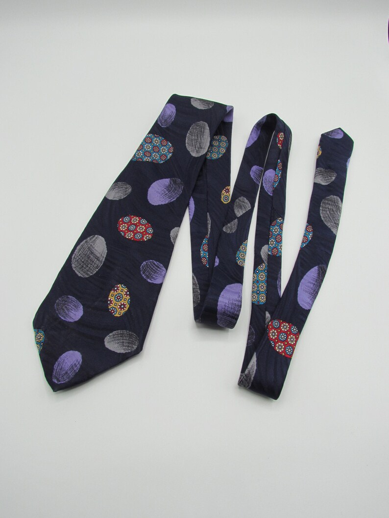 made in Italy Vito Vtg Easter Egg tie