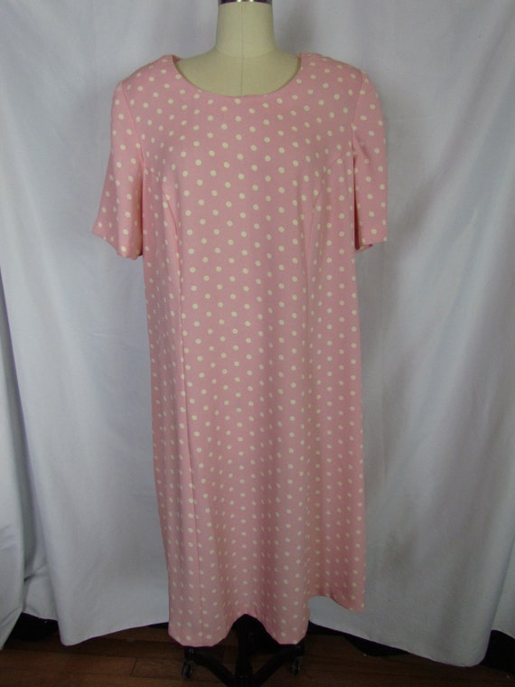 18 w pink polka dot Sally dress,  - image 2