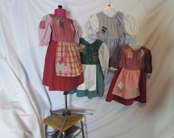 7/8 Orphan/Peasant/Rag dress, (Sm/Med girls), length varies