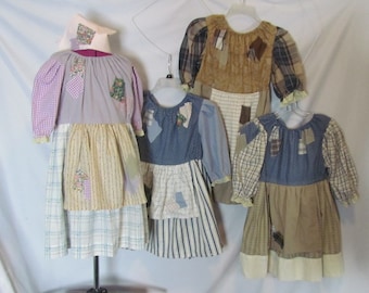 10/12 Orphan/Peasant/Rag dress, (MED girls), length varies